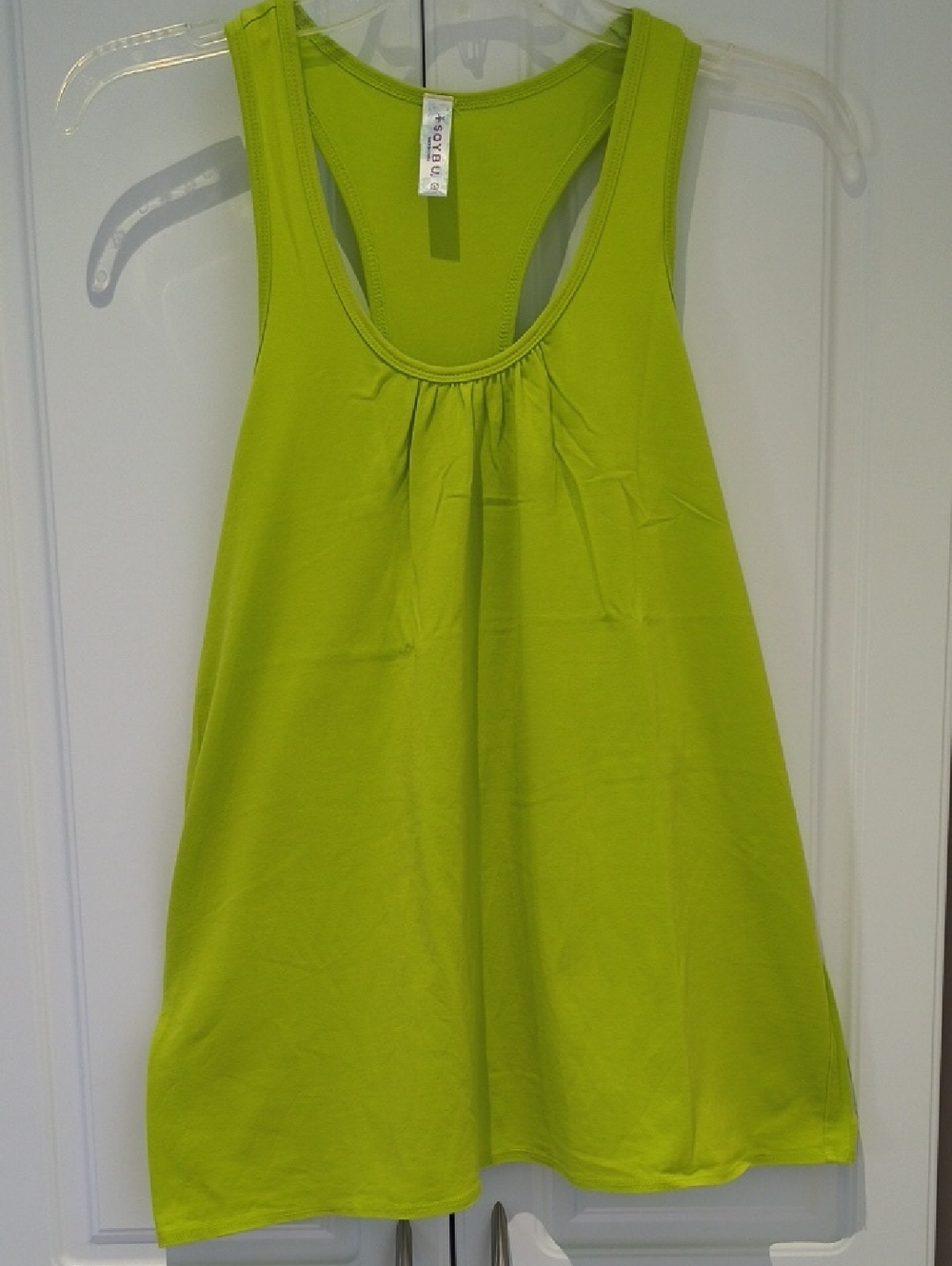 Soybu Lime Green Racerback Yoga Top